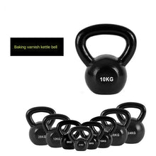 Load image into Gallery viewer, Factory Wholesale Black And Gray Cast-iron Baking Varnish Kettlebell Pelican Dumbbell Fitness