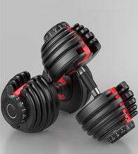 Load image into Gallery viewer, DHL Ship! 5-52.5lbs  Dumbbell Weight Adjustable Fitness Workouts Dumbbells Home Gym Professinal In Stock Black Red Hot Sale
